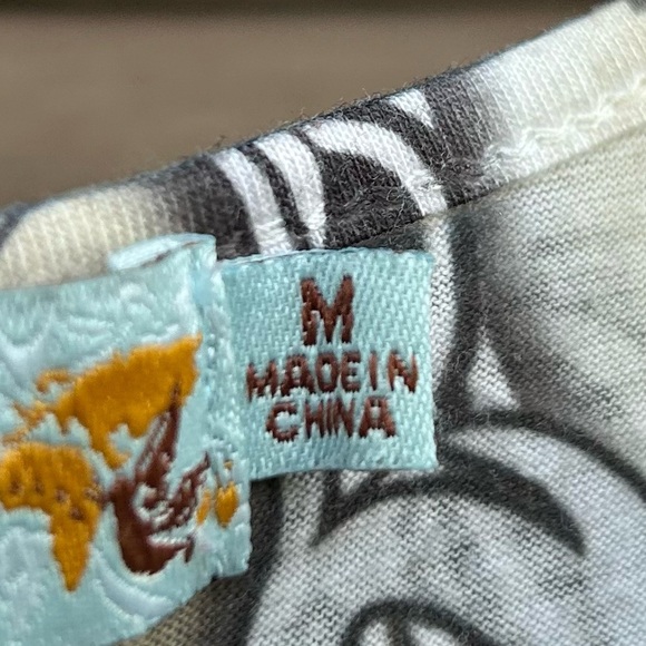 Unity World Wear Y2K Boho Paisley Top | Size Medium | 2004 Vintage summer style - Picture 7 of 11